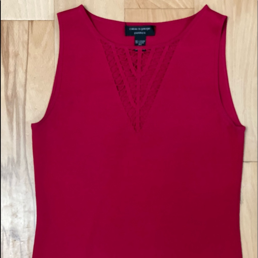 Cable & Gauge Pink Blouse